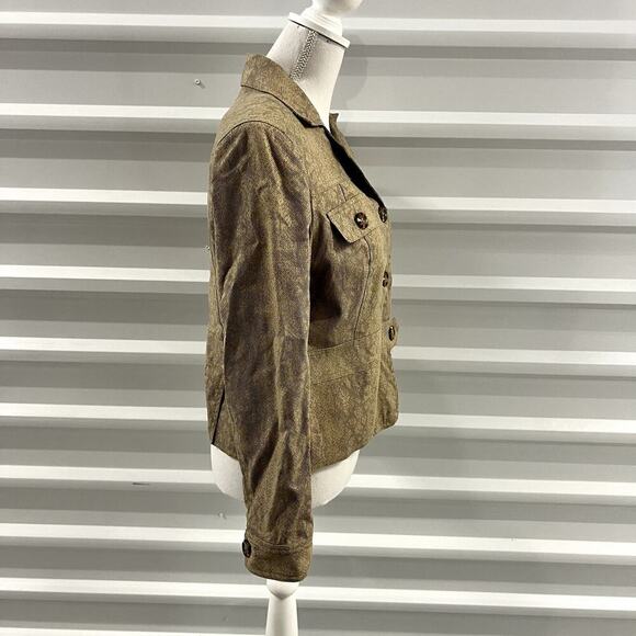 Worthington Snake Skin Print Blazer Size 12P (S) - Picture 5 of 7